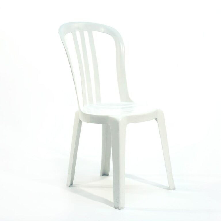 Bistro Chair white plastic Millie Miles