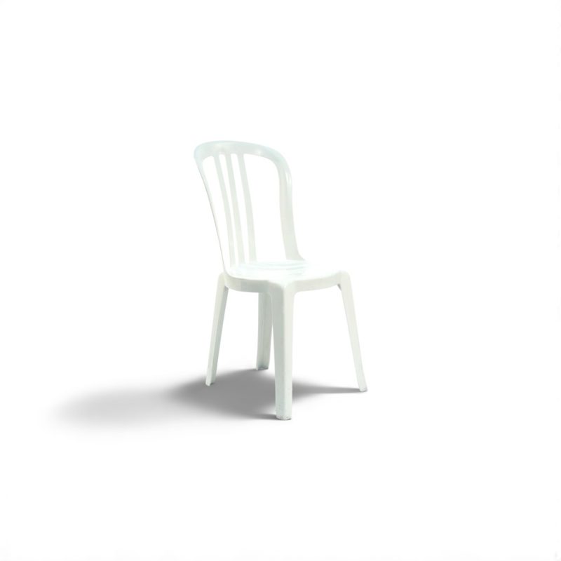 Bistro Chair - white plastic