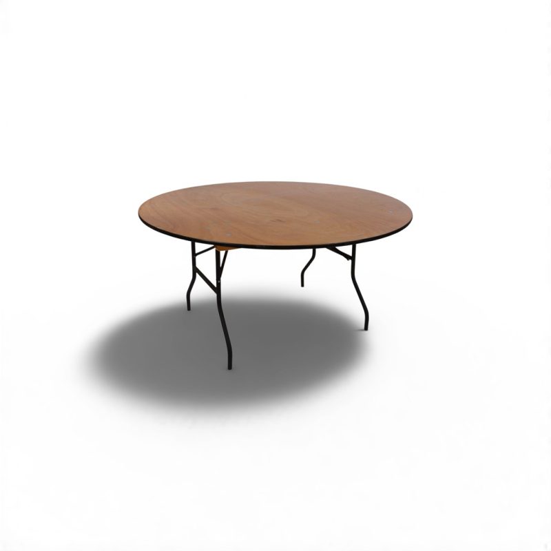 Round Table 5' 6" diameter  (seats 10)