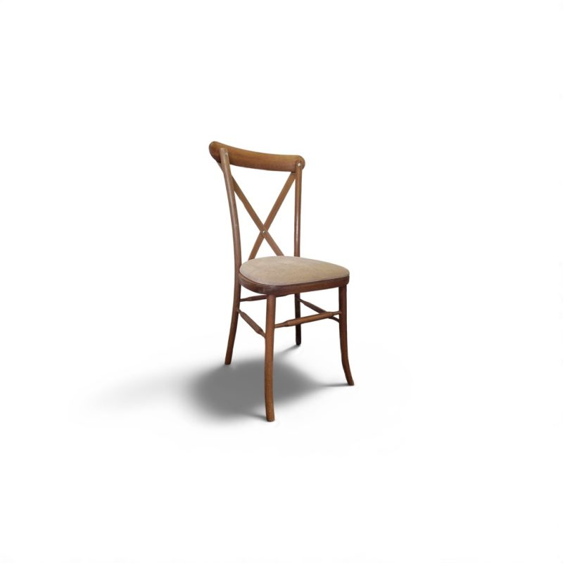 Cross Back Chair - Oak