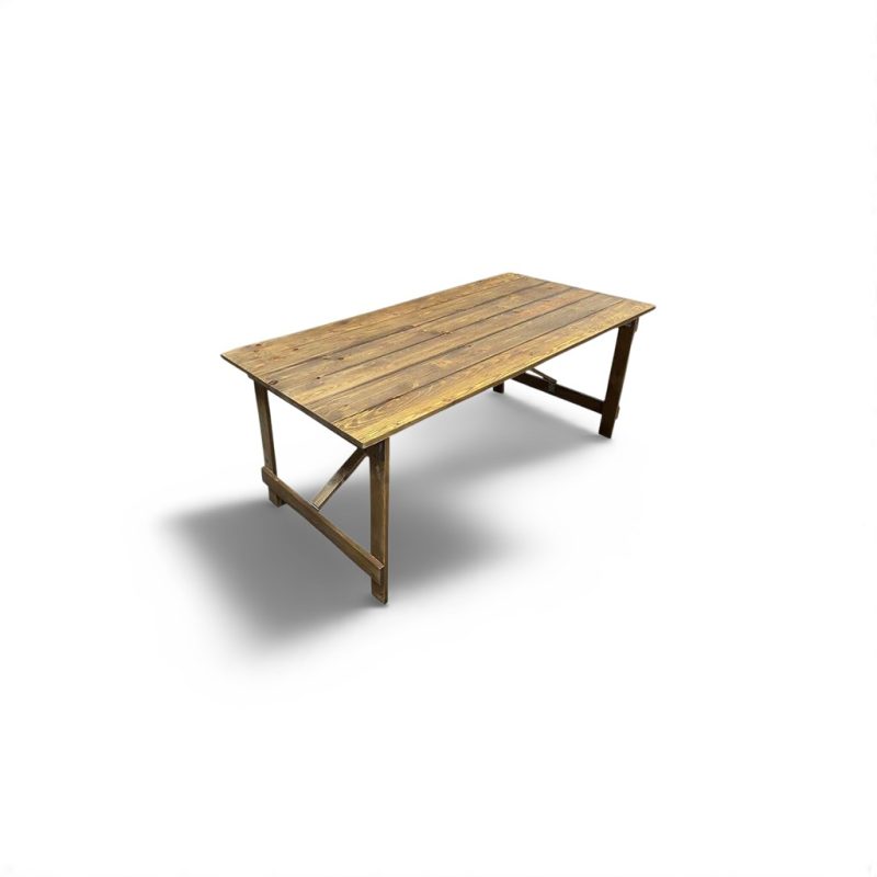 Rustic Table - 6' x 3' (seats 6)