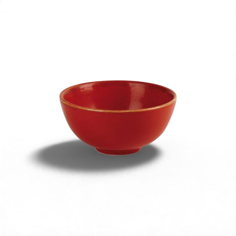 Rice/Bowl Food Bowl 13cm x 6cm deep - Rustic Red