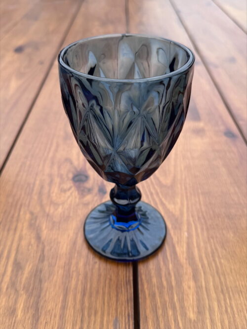 Sapphire Blue Goblet